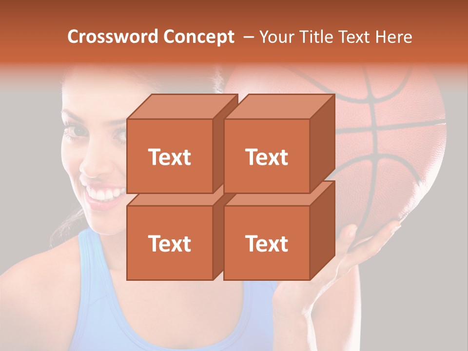 Athletic Beautiful People PowerPoint Template