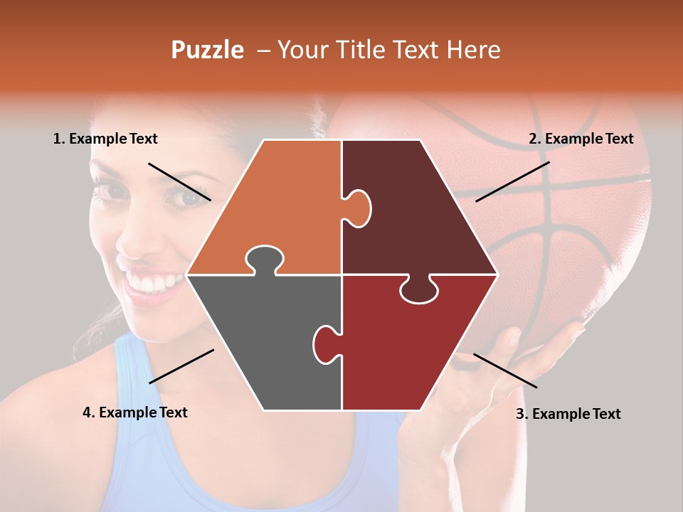 Athletic Beautiful People PowerPoint Template