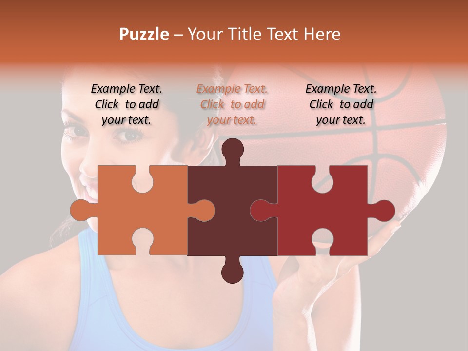 Athletic Beautiful People PowerPoint Template