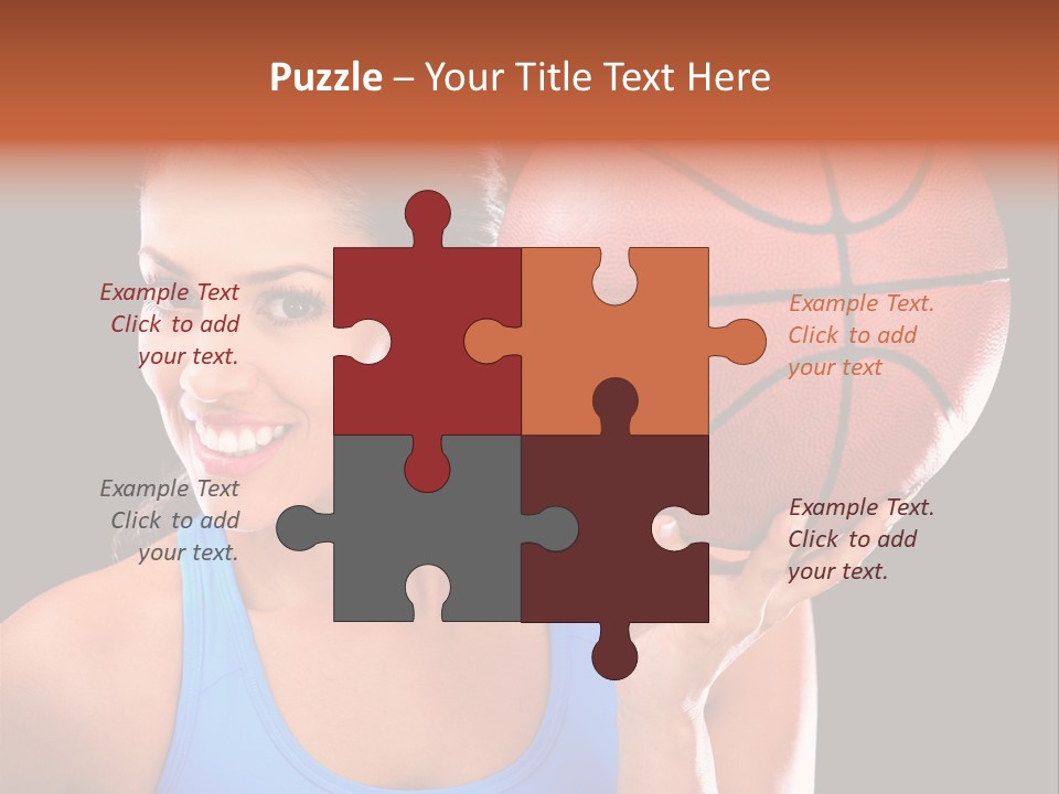 Athletic Beautiful People PowerPoint Template