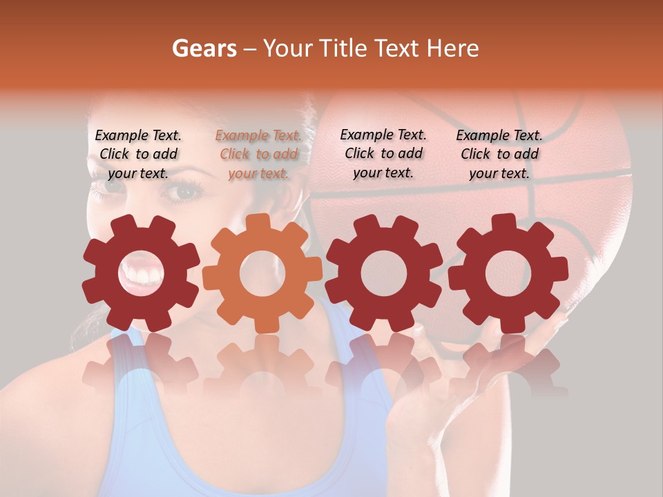 Athletic Beautiful People PowerPoint Template