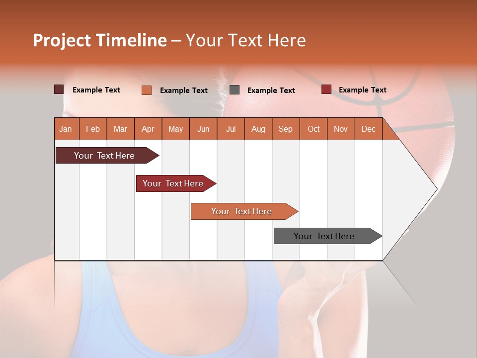 Athletic Beautiful People PowerPoint Template