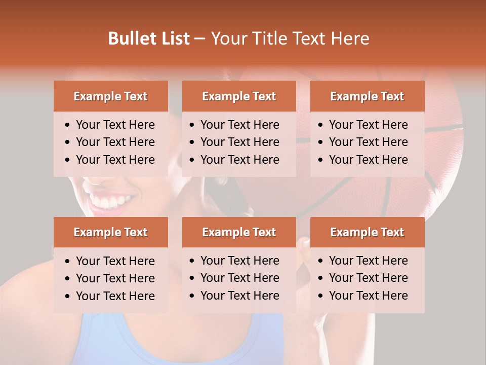 Athletic Beautiful People PowerPoint Template