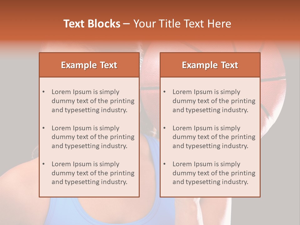 Athletic Beautiful People PowerPoint Template