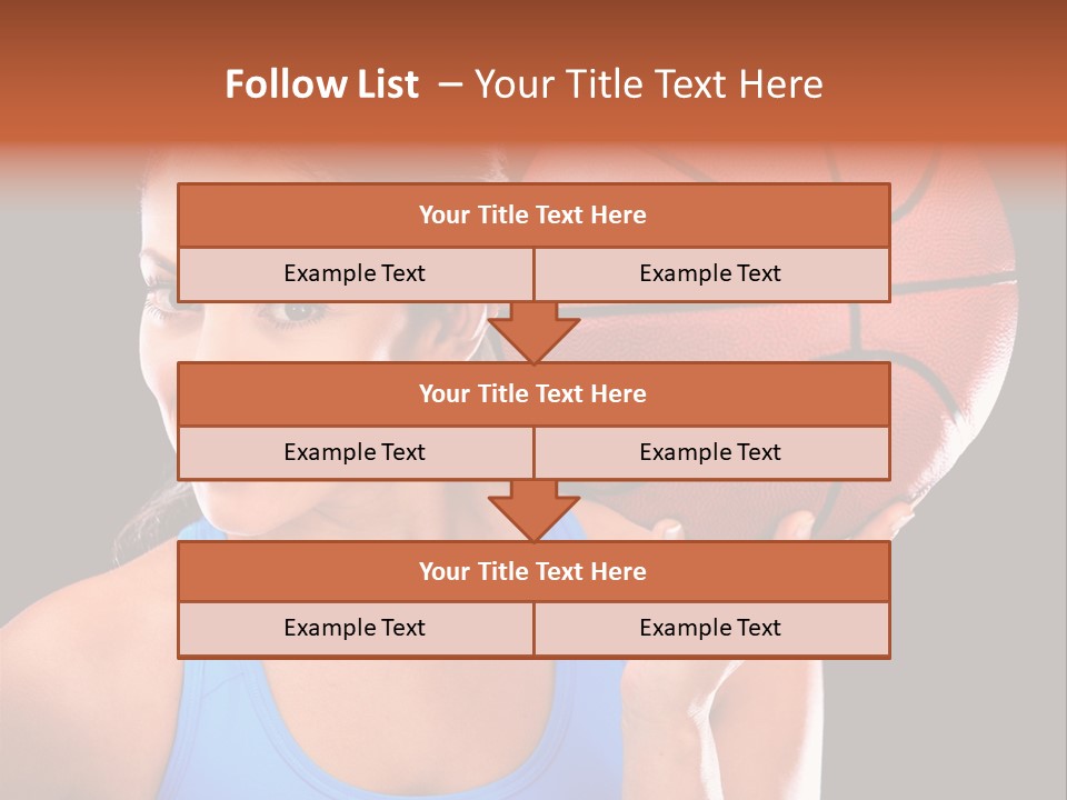 Athletic Beautiful People PowerPoint Template