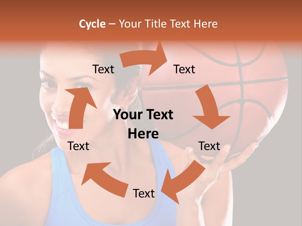 Athletic Beautiful People PowerPoint Template