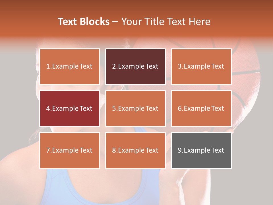 Athletic Beautiful People PowerPoint Template