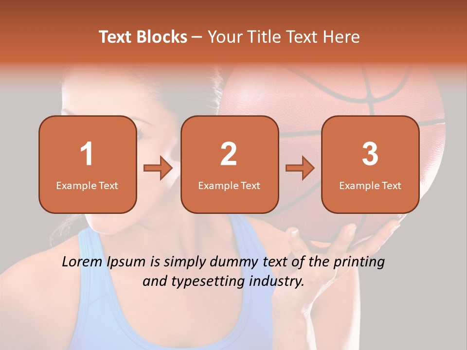 Athletic Beautiful People PowerPoint Template