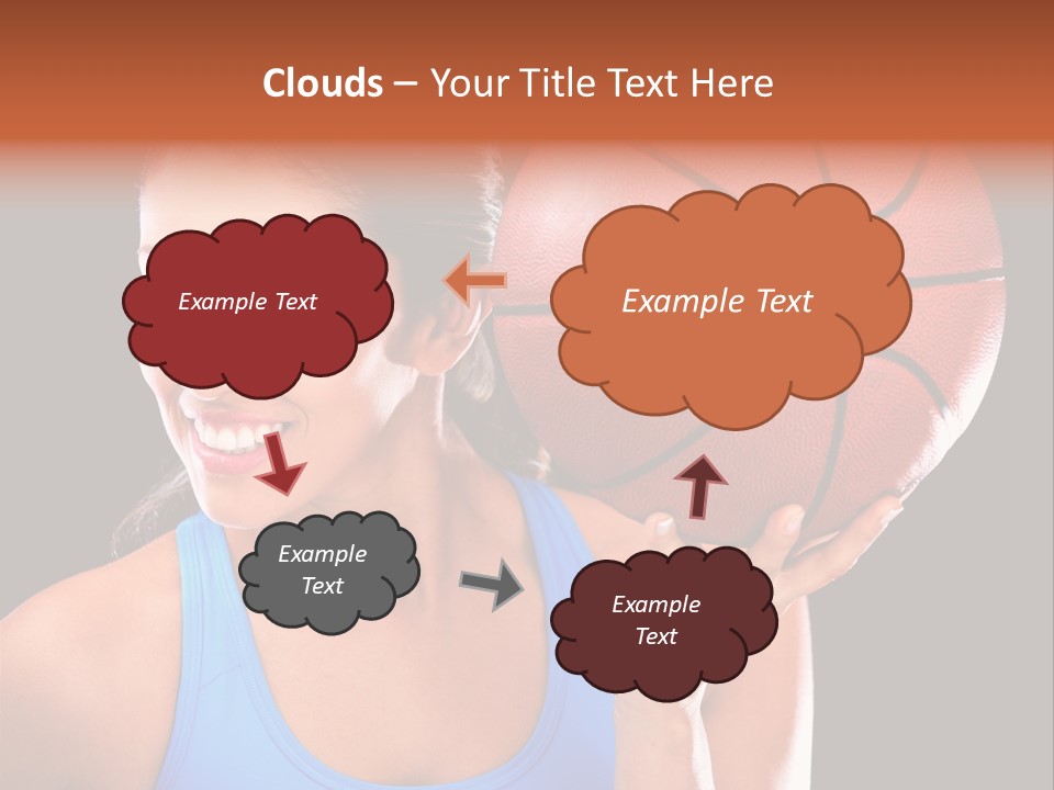 Athletic Beautiful People PowerPoint Template