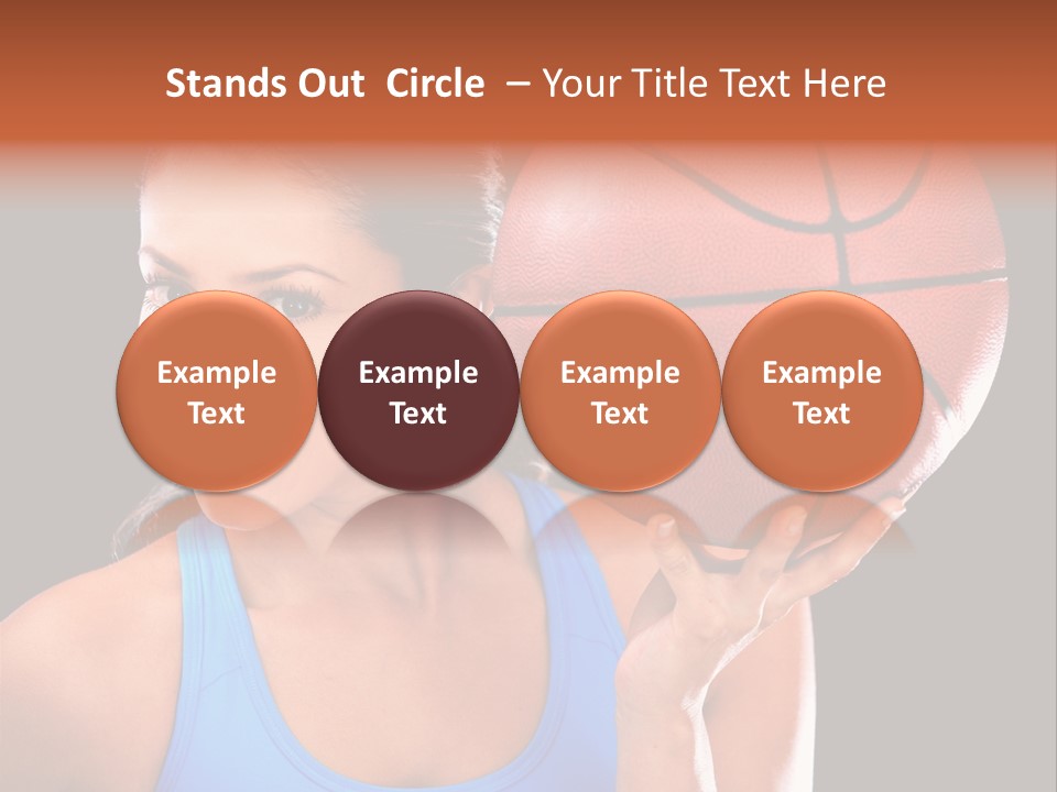 Athletic Beautiful People PowerPoint Template