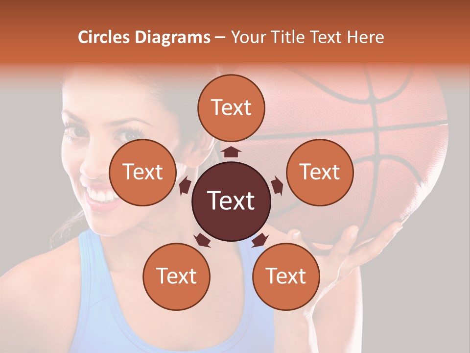 Athletic Beautiful People PowerPoint Template