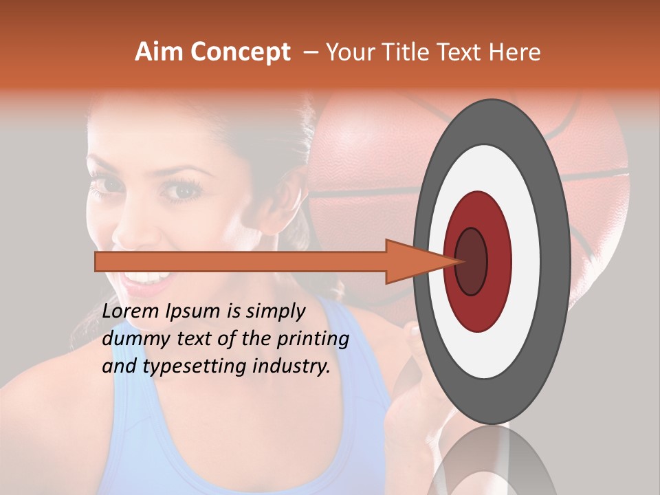 Athletic Beautiful People PowerPoint Template