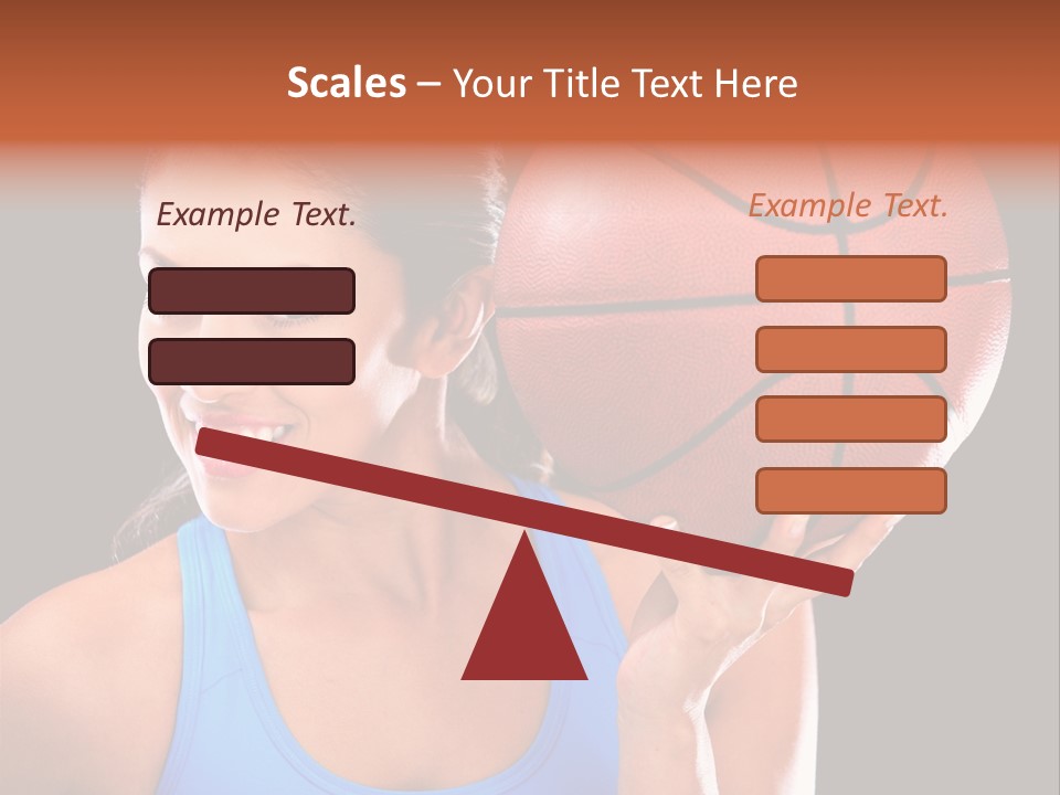 Athletic Beautiful People PowerPoint Template