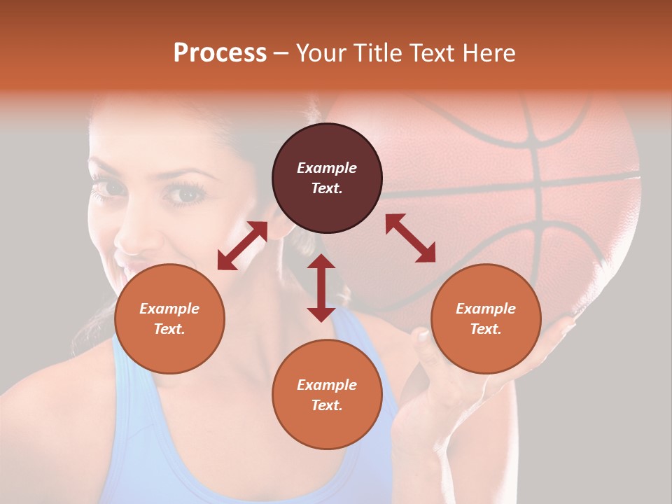 Athletic Beautiful People PowerPoint Template