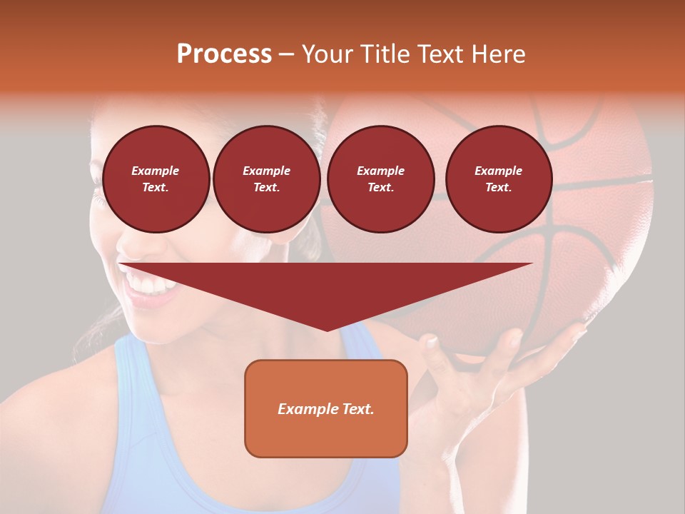 Athletic Beautiful People PowerPoint Template