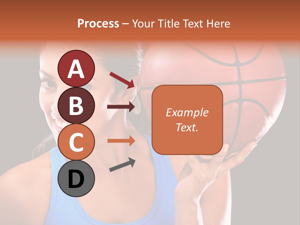 Athletic Beautiful People PowerPoint Template