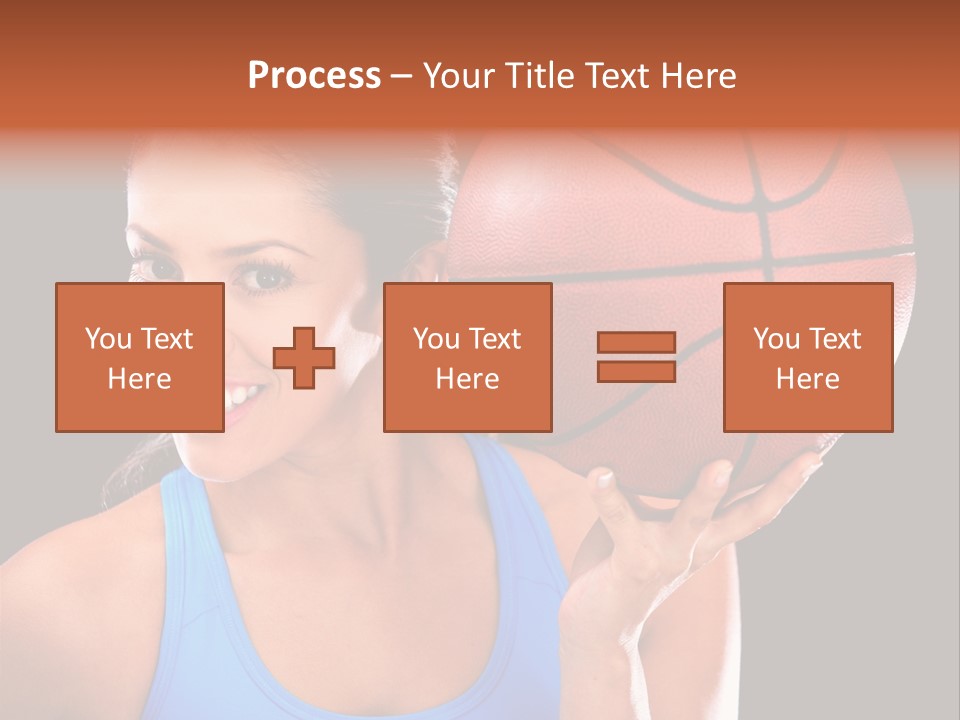 Athletic Beautiful People PowerPoint Template