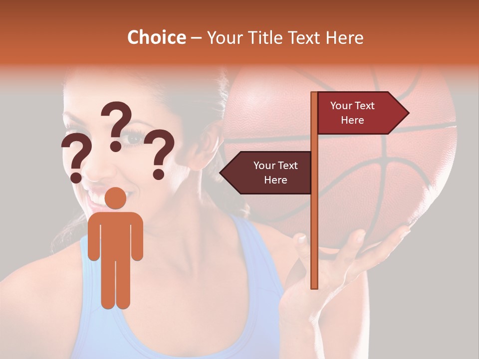 Athletic Beautiful People PowerPoint Template