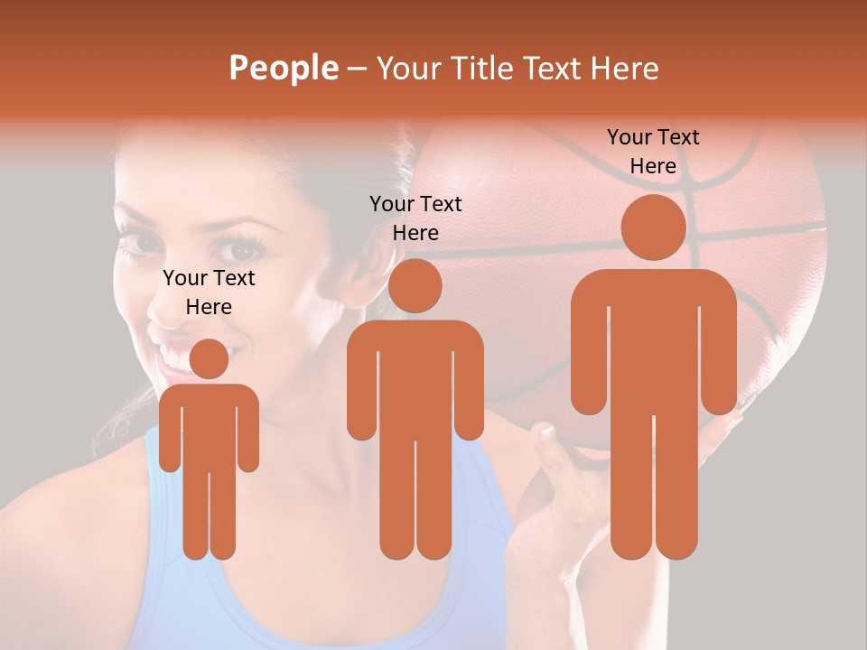 Athletic Beautiful People PowerPoint Template