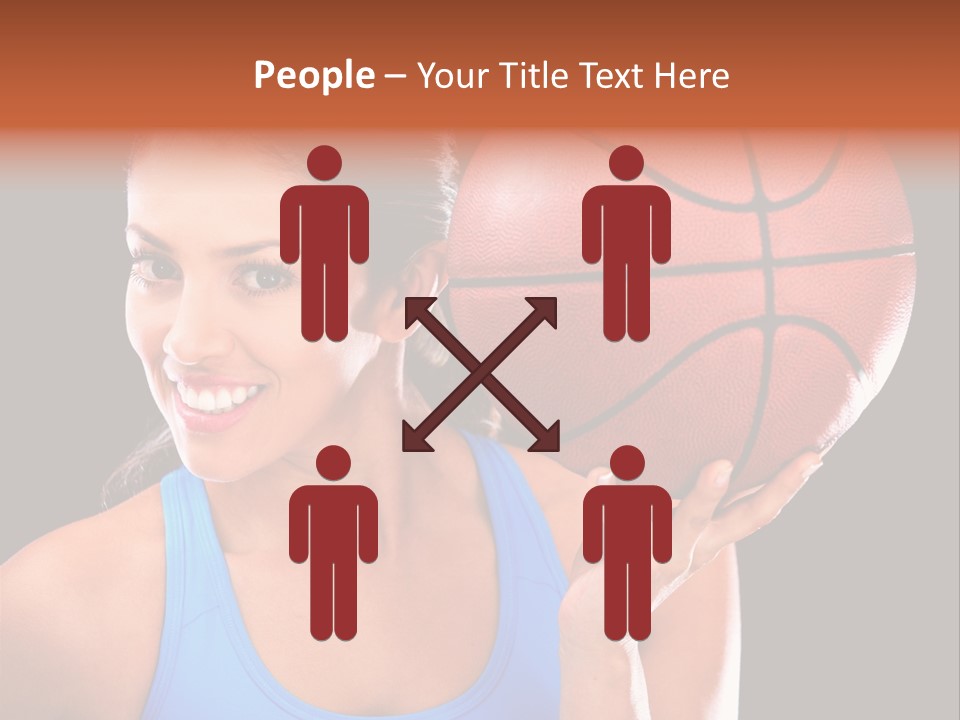 Athletic Beautiful People PowerPoint Template