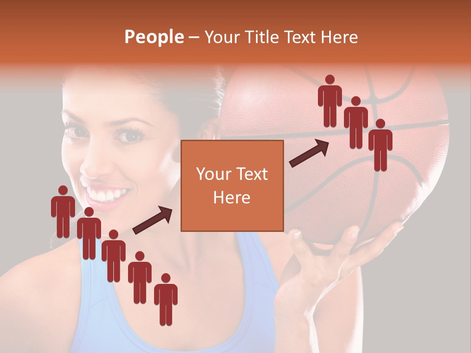 Athletic Beautiful People PowerPoint Template