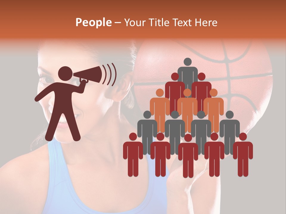 Athletic Beautiful People PowerPoint Template