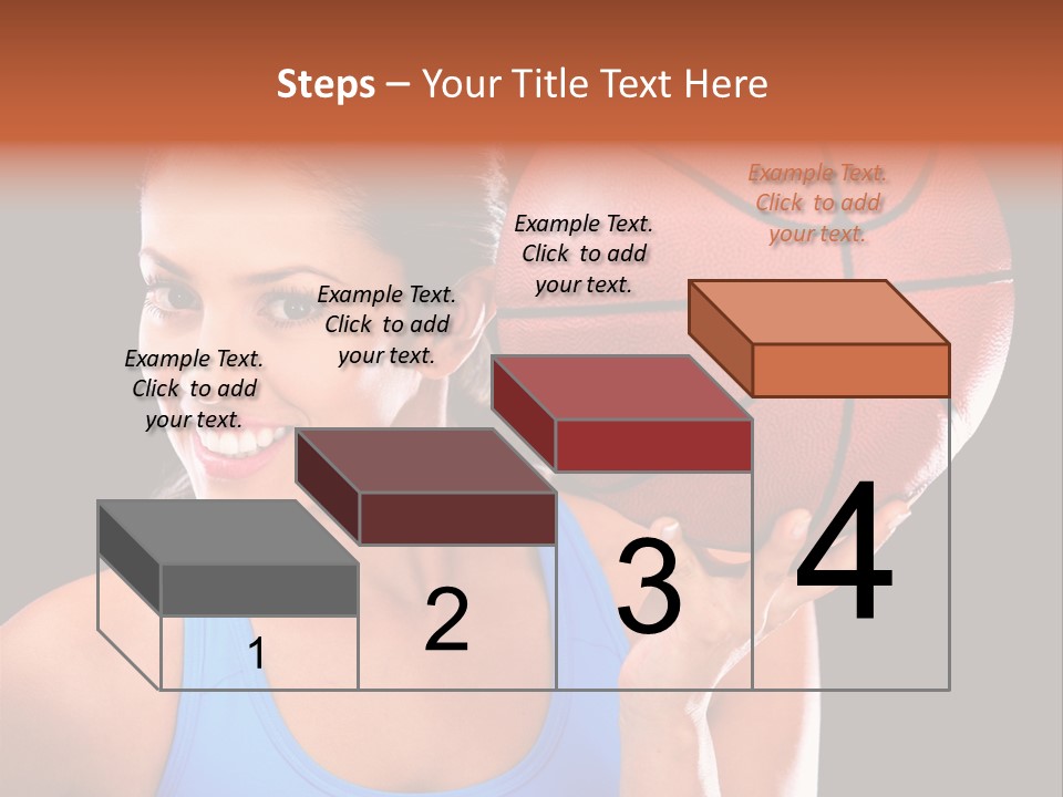 Athletic Beautiful People PowerPoint Template