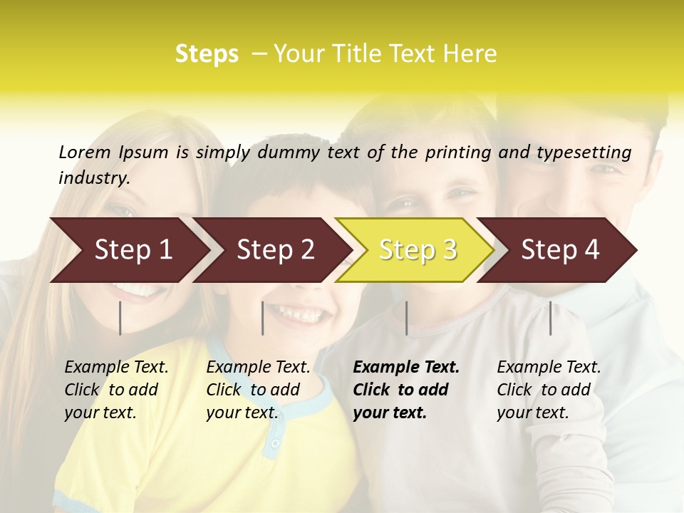 Happiness Attractive Boy PowerPoint Template
