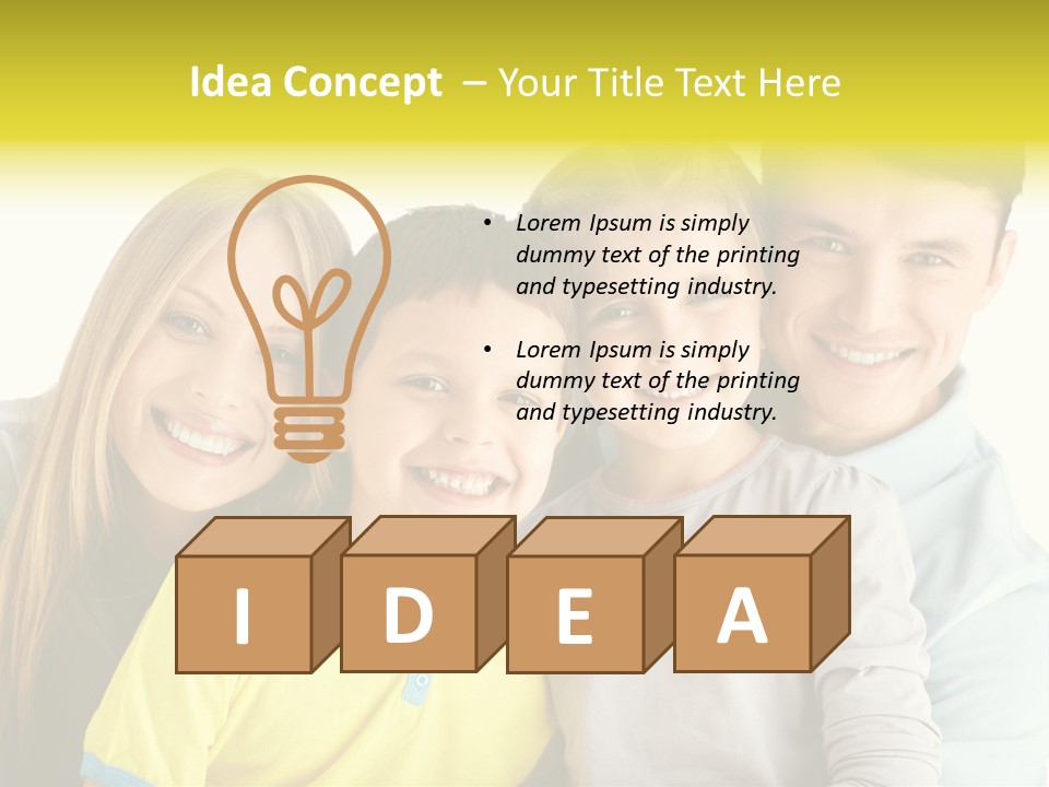 Happiness Attractive Boy PowerPoint Template