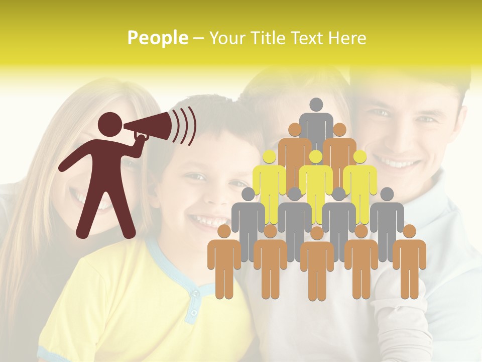 Happiness Attractive Boy PowerPoint Template