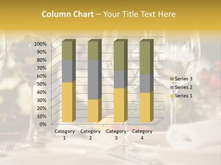 Nobody Dining Fork PowerPoint Template