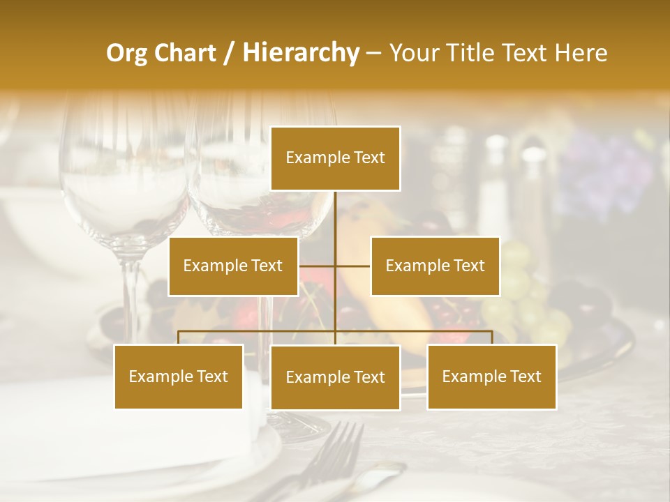 Wine Glass Coffee Crystal PowerPoint Template