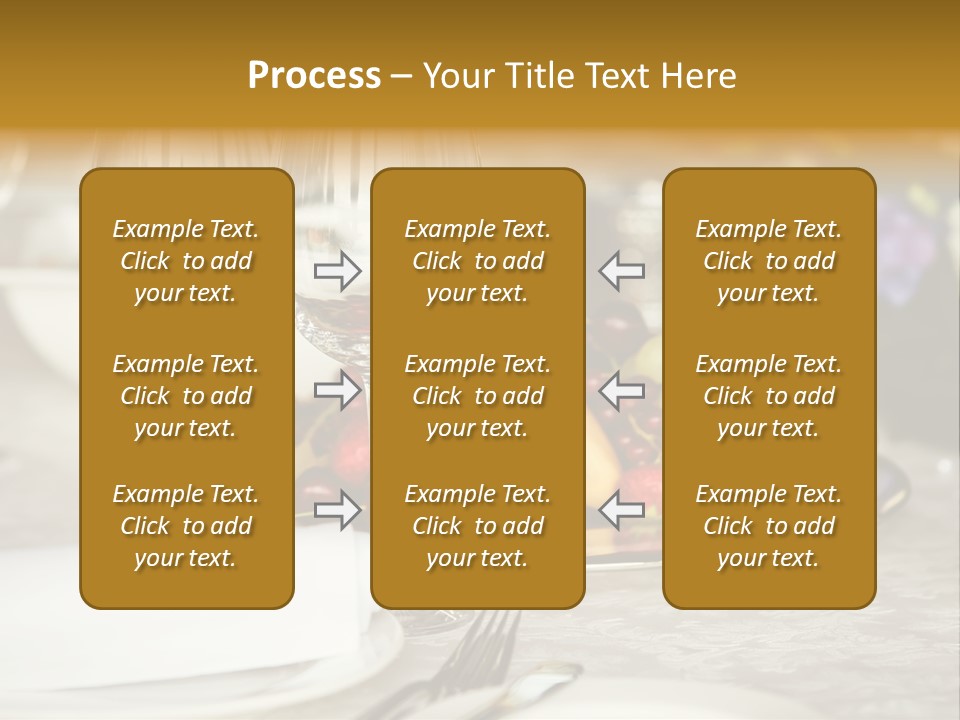 Wine Glass Coffee Crystal PowerPoint Template