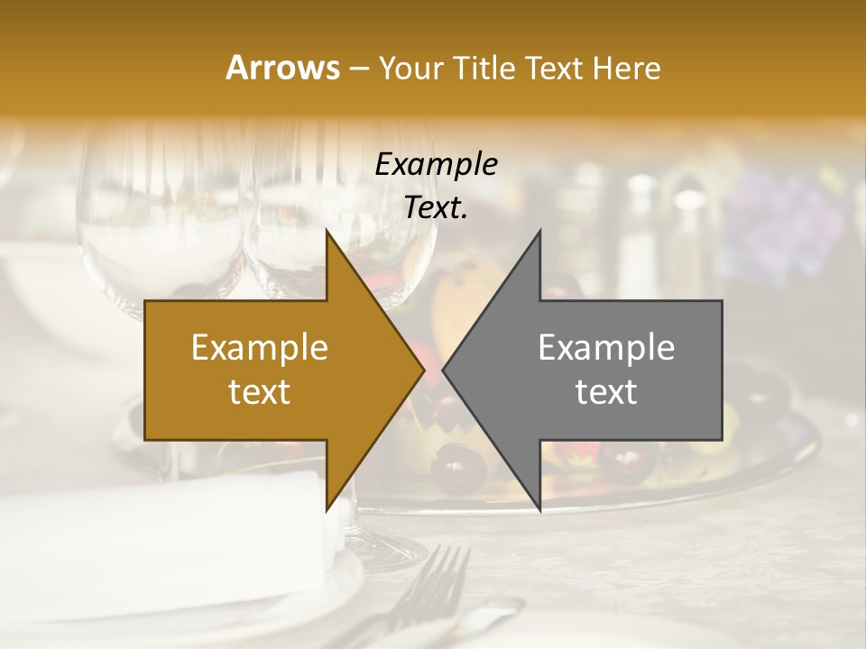 Wine Glass Coffee Crystal PowerPoint Template