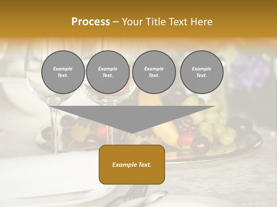 Wine Glass Coffee Crystal PowerPoint Template