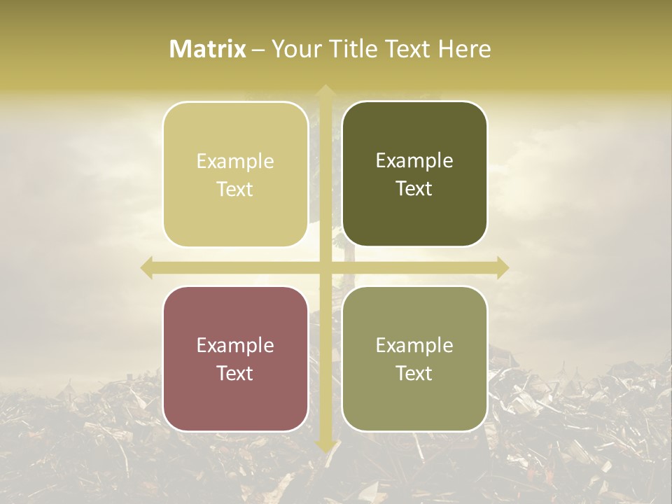 Tree Activity Unnatural PowerPoint Template