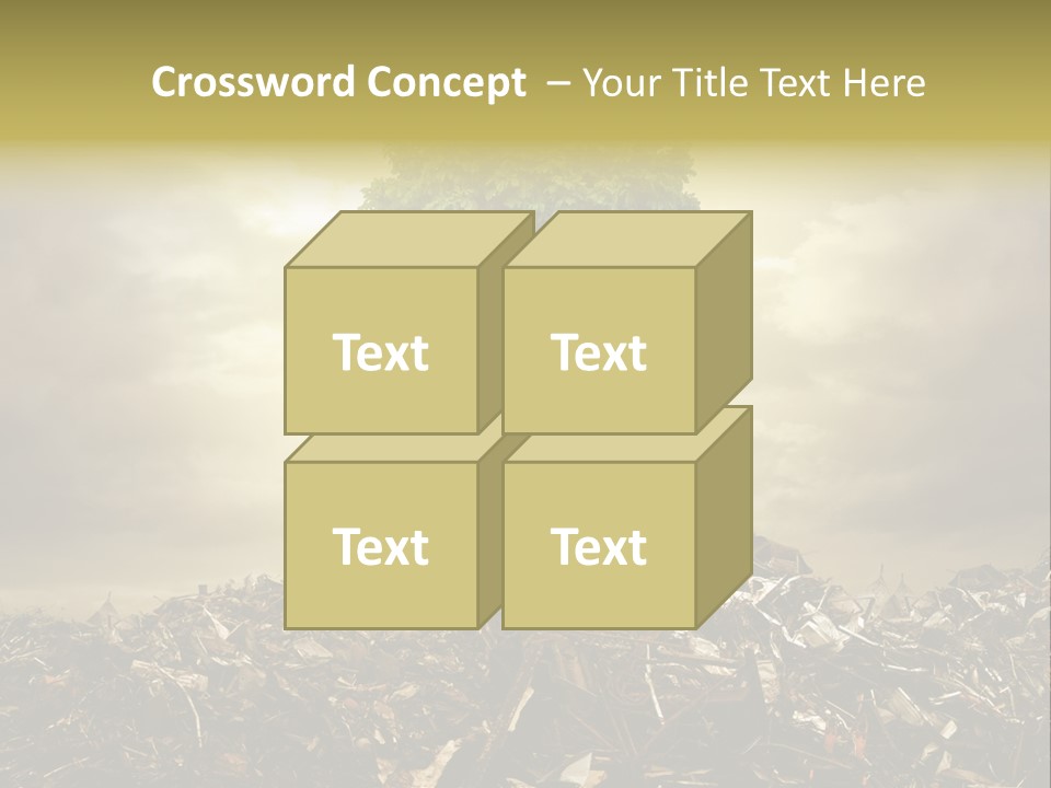 Tree Activity Unnatural PowerPoint Template