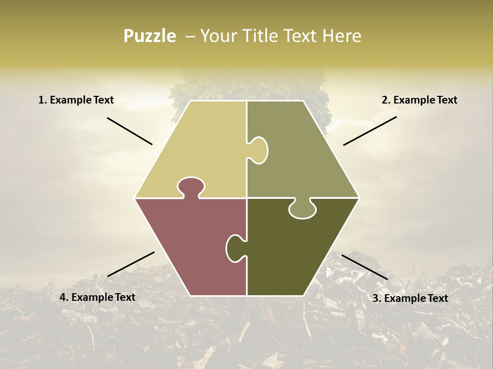 Tree Activity Unnatural PowerPoint Template