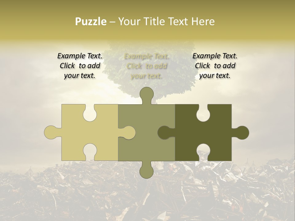 Tree Activity Unnatural PowerPoint Template