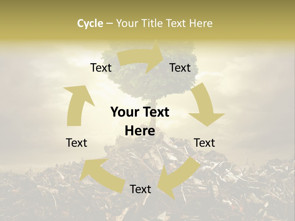 Tree Activity Unnatural PowerPoint Template