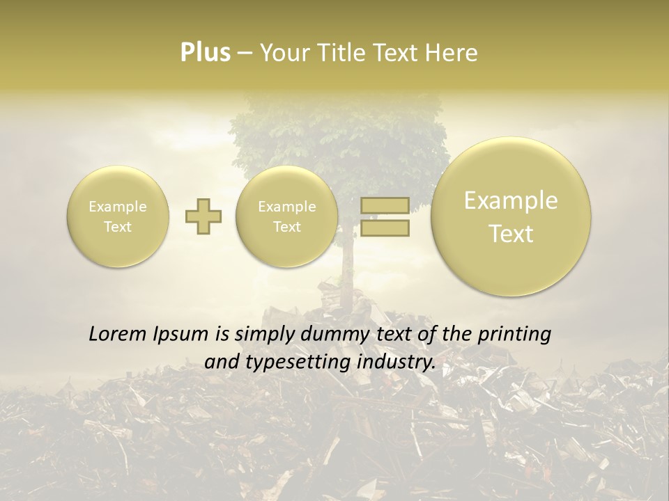 Tree Activity Unnatural PowerPoint Template