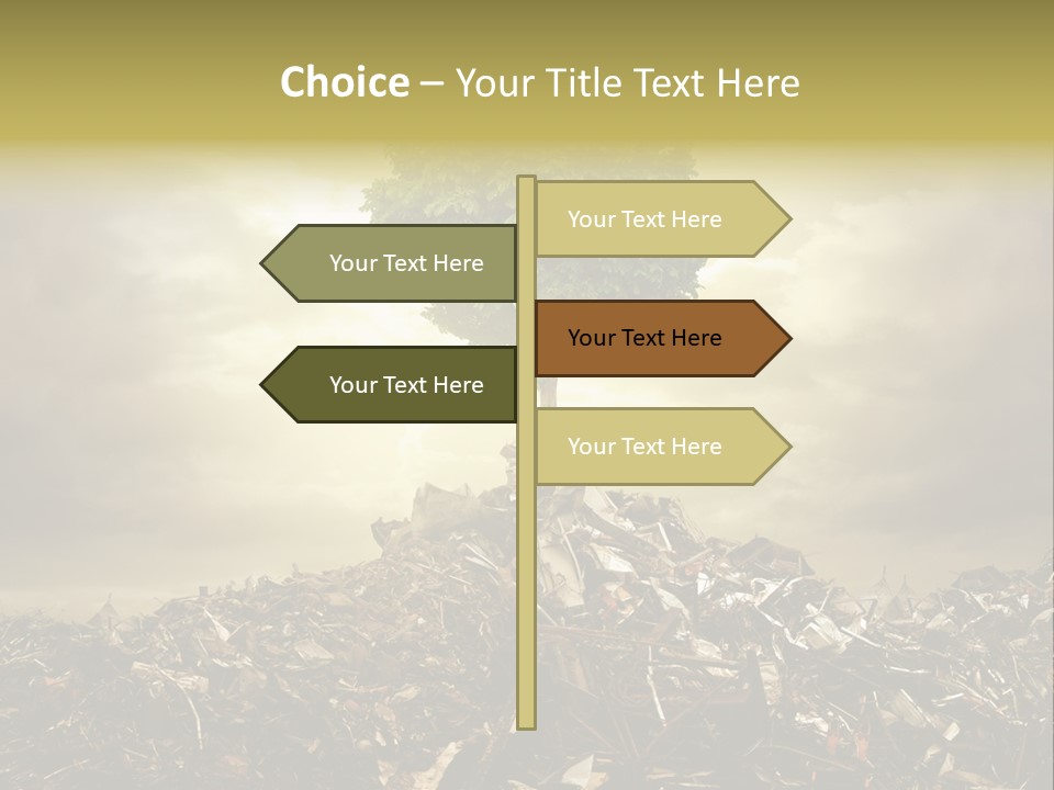 Tree Activity Unnatural PowerPoint Template