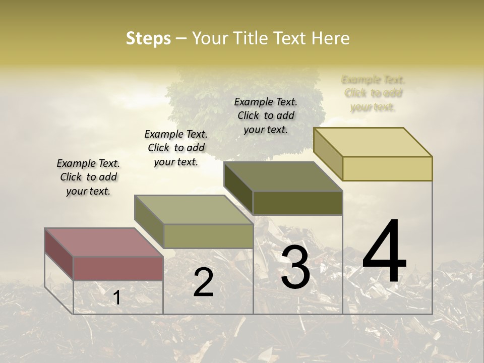 Tree Activity Unnatural PowerPoint Template