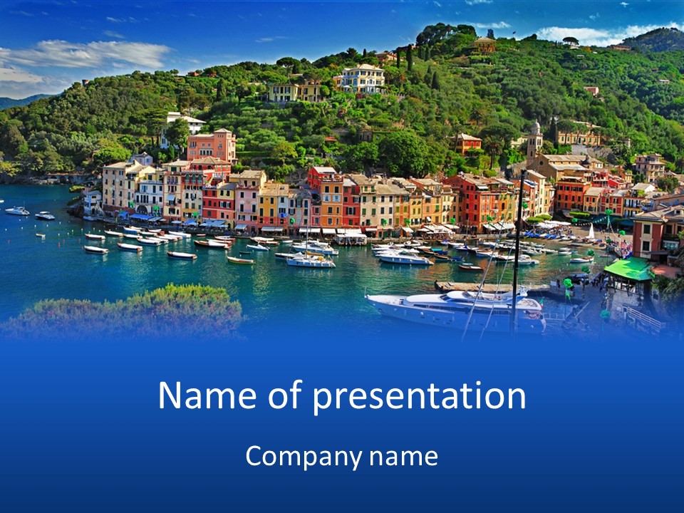 Attraction Tourism Summer PowerPoint Template