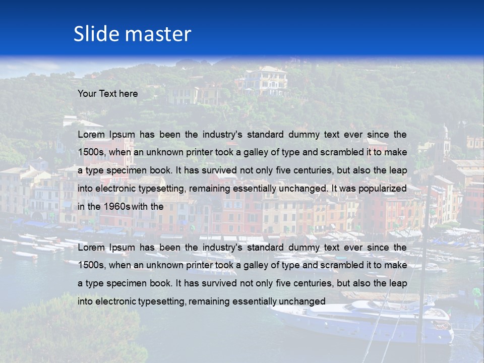 Attraction Tourism Summer PowerPoint Template