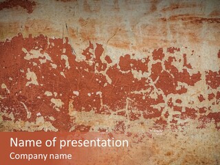 Rough Aging Grunge PowerPoint Template