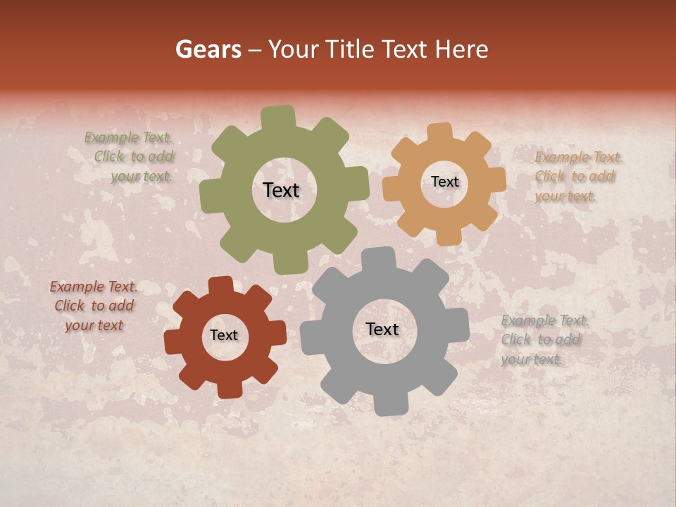 Rough Aging Grunge PowerPoint Template