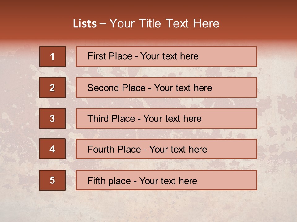 Rough Aging Grunge PowerPoint Template