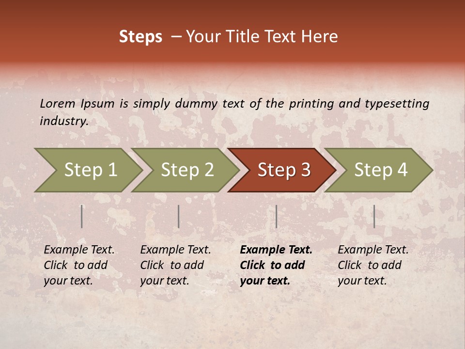Rough Aging Grunge PowerPoint Template