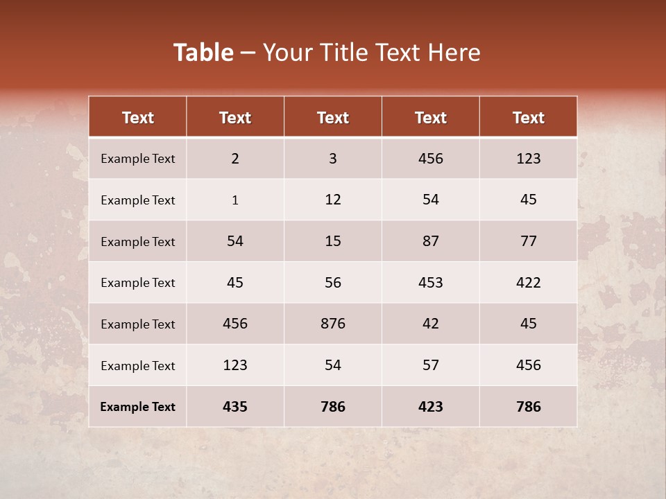 Rough Aging Grunge PowerPoint Template